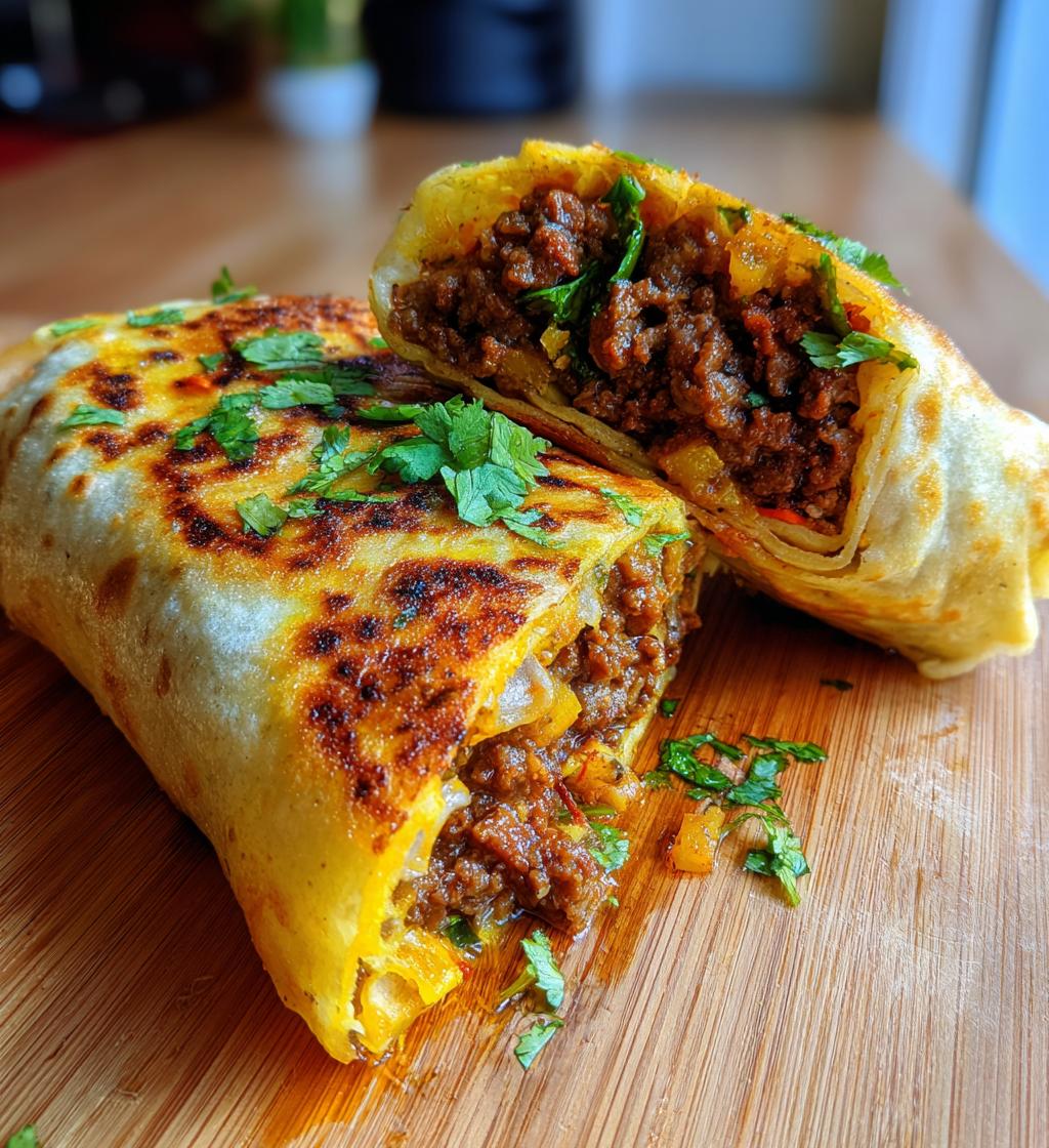 Halal Beef Roti Wrap - detail 1