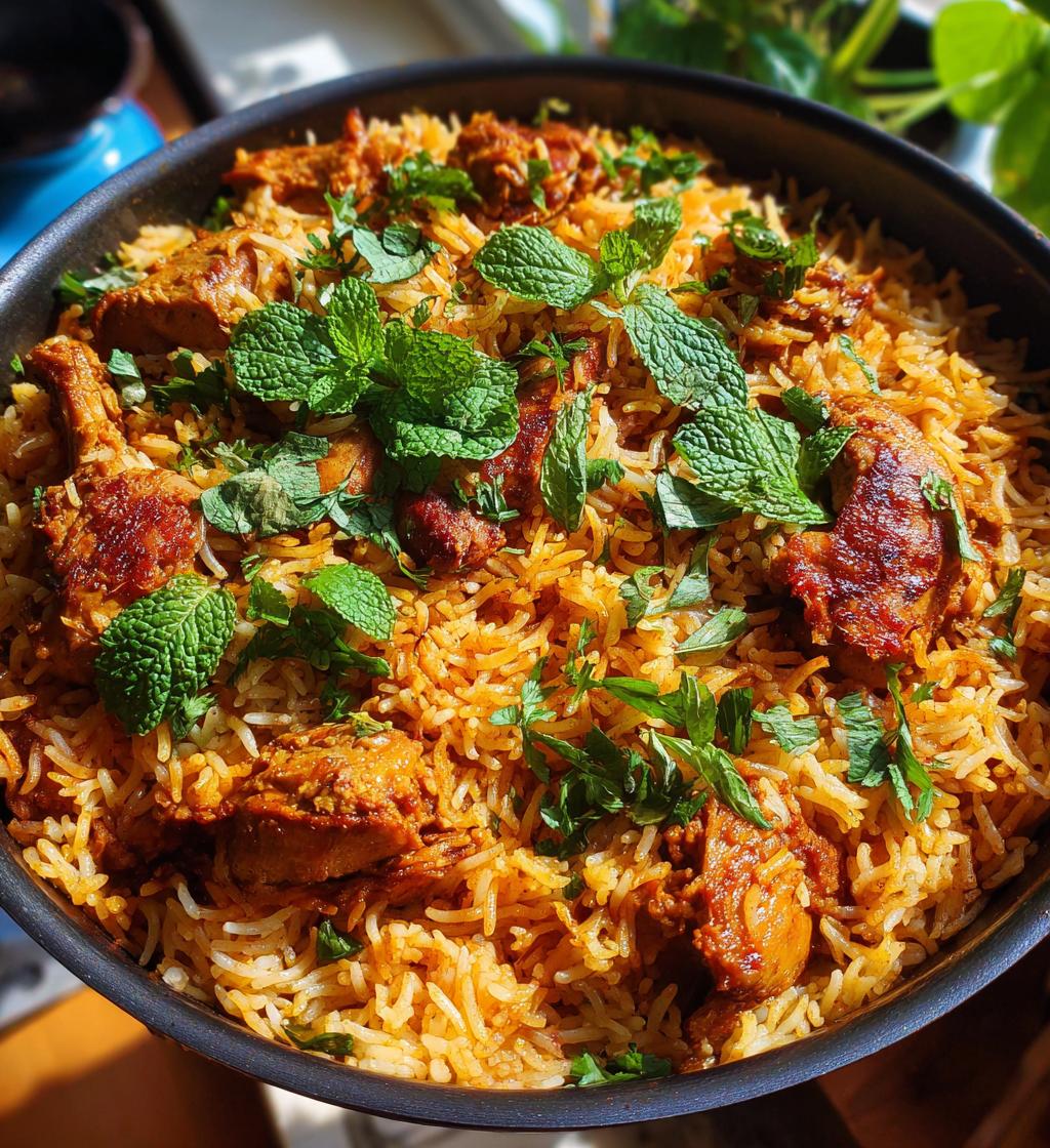Halal Chicken Biryani - detail 1