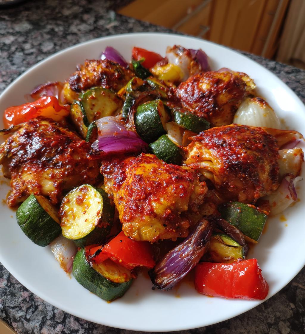 Harissa Chicken Traybake - detail 1