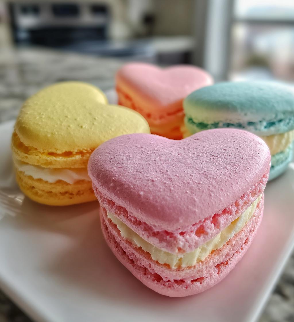 Heart Shaped Macarons - detail 1