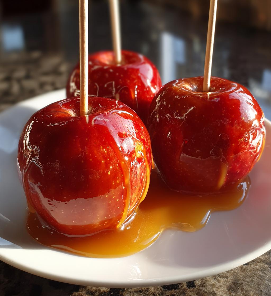 Homemade Caramel Apples - detail 1