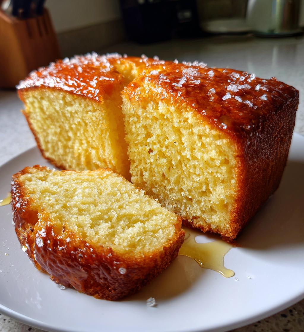 Honey & Sea Salt Greek Yogurt Cake - detail 1