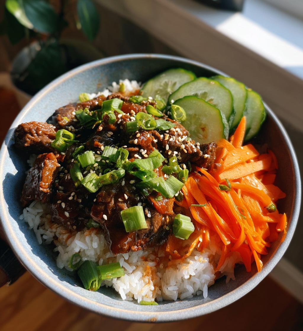 Korean Bulgogi Beef Bowls - detail 1