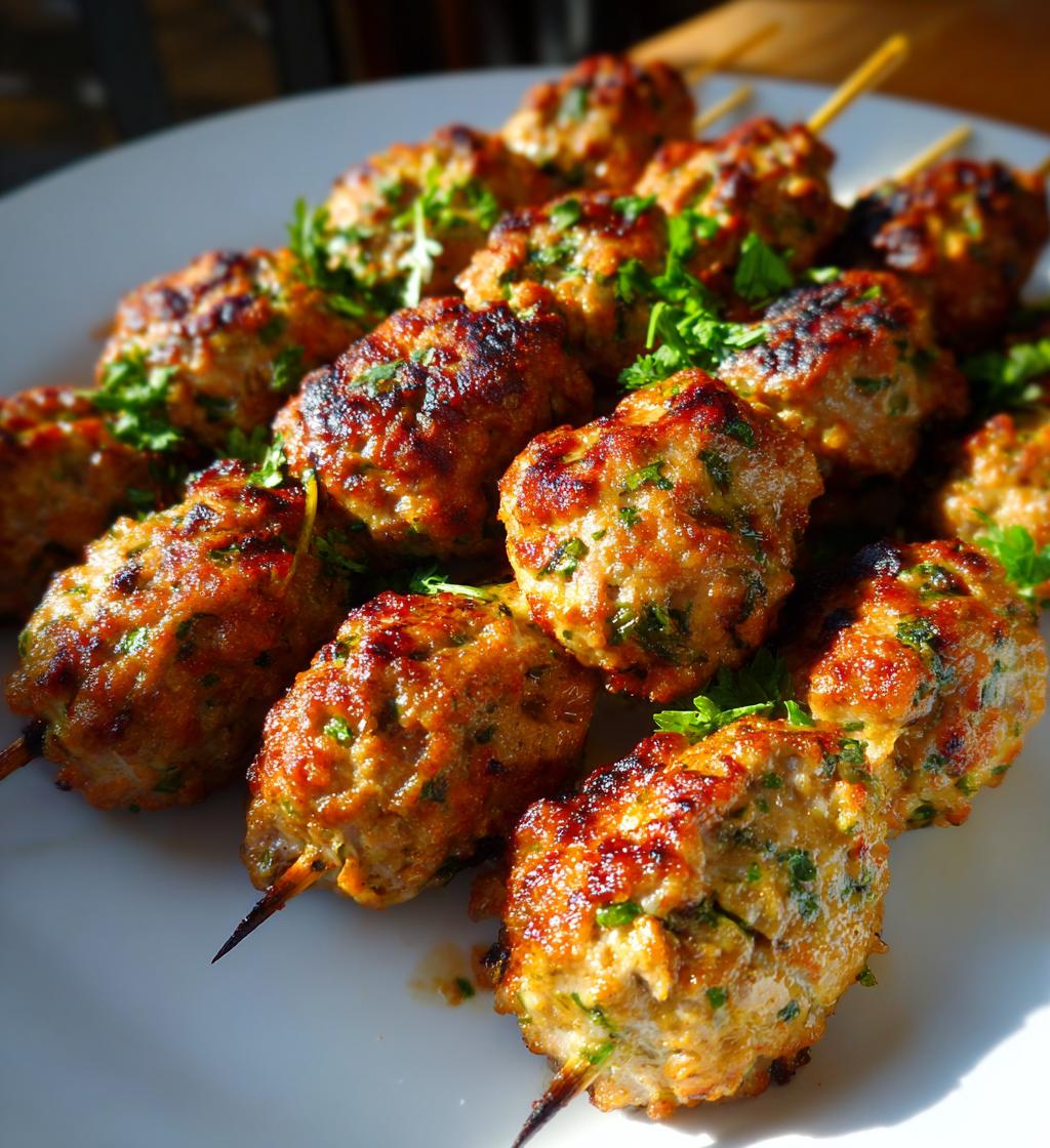 Lamb Kofta Skewers - detail 1