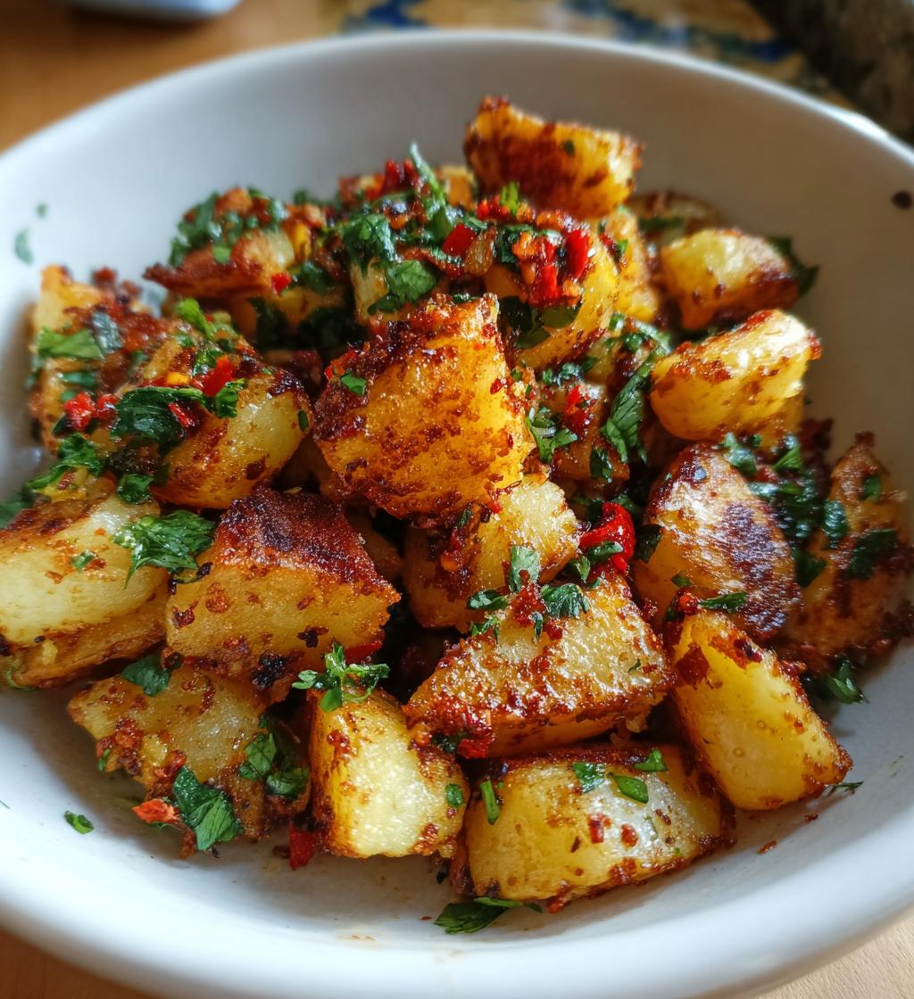 Lebanese Batata Harra (Spicy Garlic Cilantro Potatoes) - detail 1