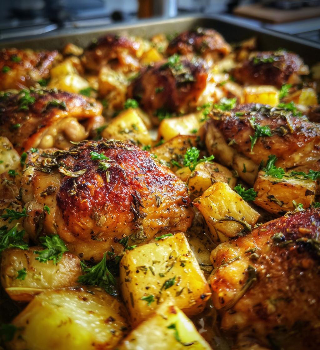 Lemon Herb Chicken and Potatoes - detail 1
