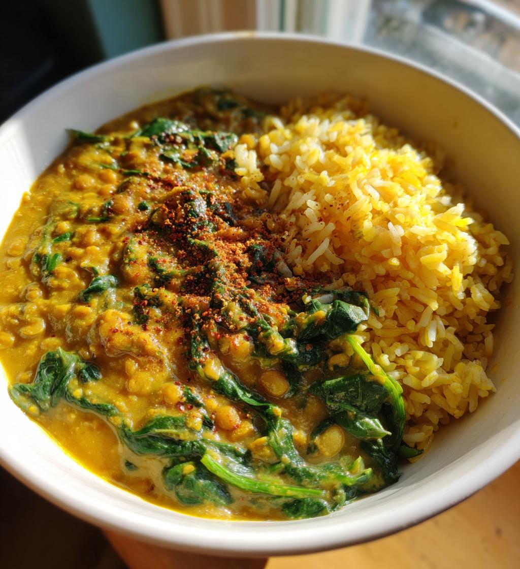 Lentil and Spinach Dal with Turmeric Rice: 5 Irresistible Benefits ...