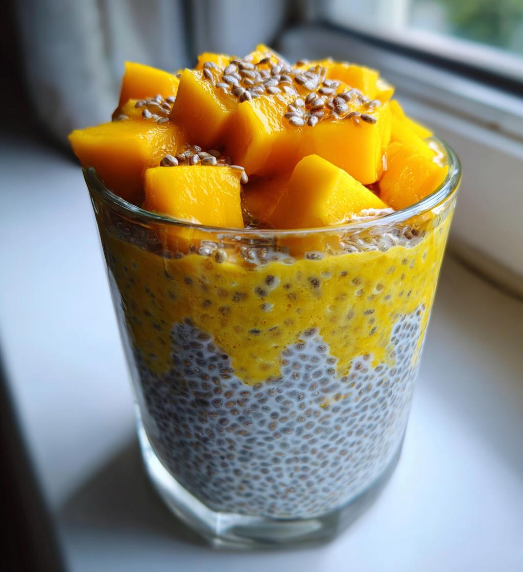 Mango Chia Breakfast Pudding - detail 1
