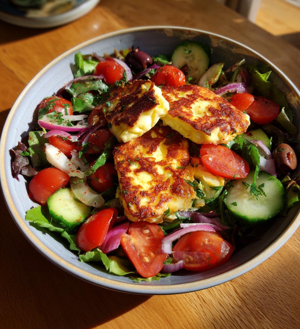 Mediterranean Halloumi Salad Bowl - detail 1