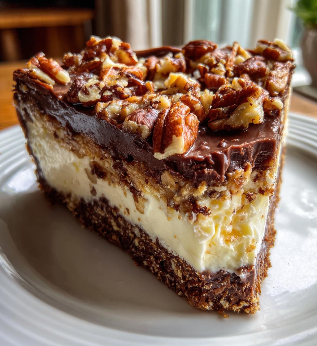 Midnight Cowboy Delight (layered chocolate‑pecan dessert) - detail 1