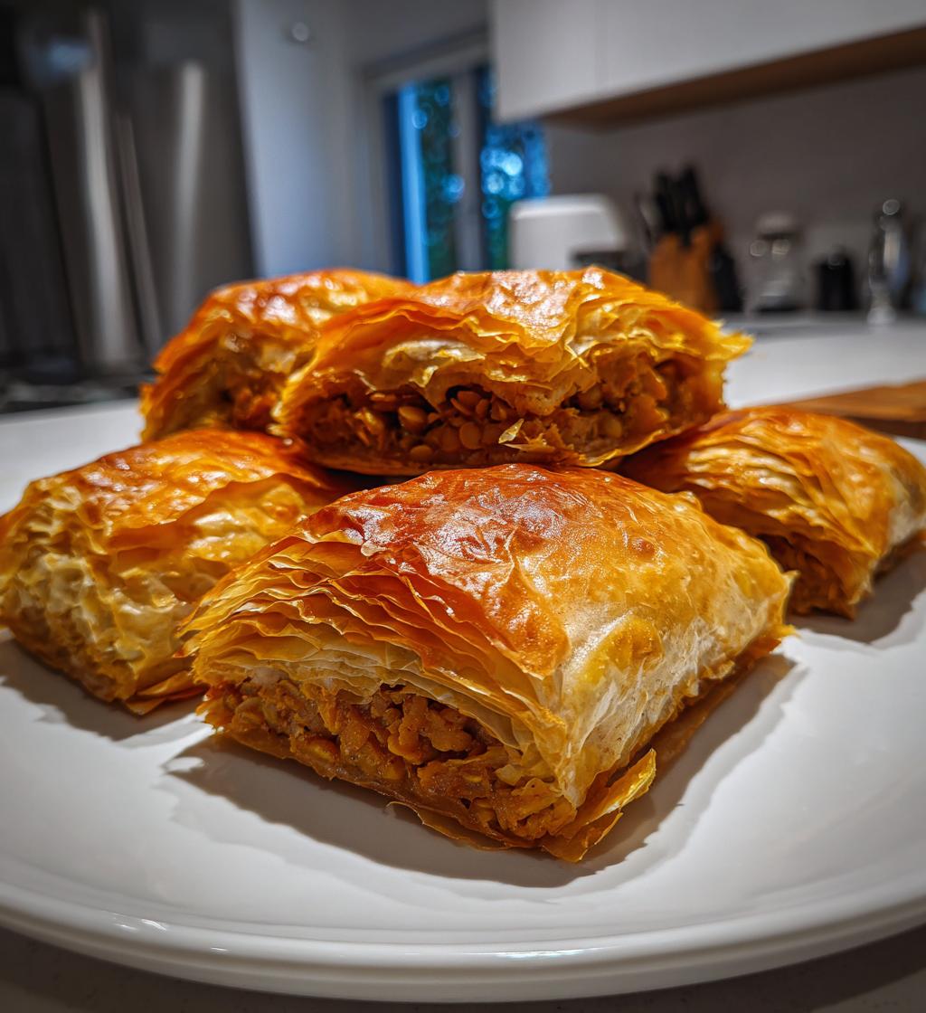 Moroccan Trid (Shredded pastry with lentils and chicken) - detail 1