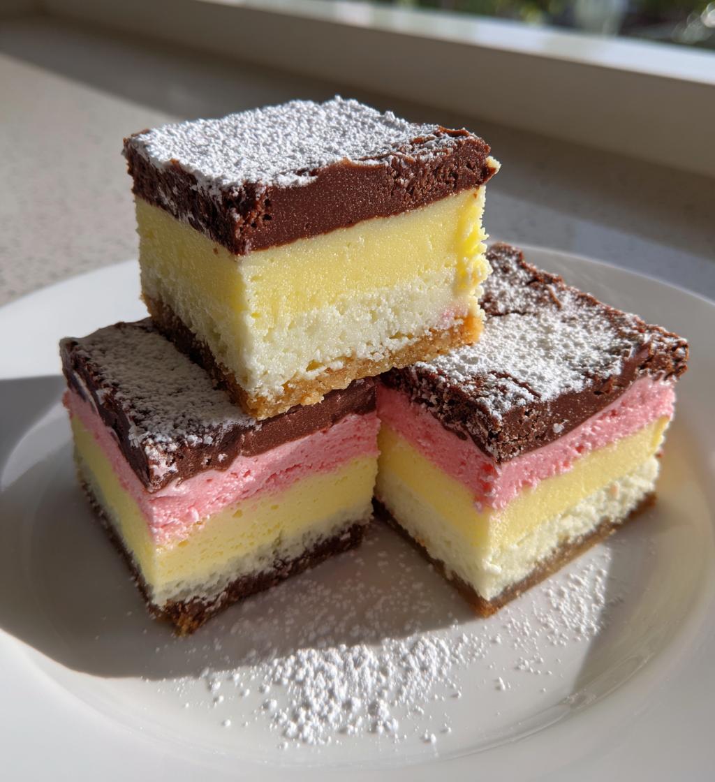 Neapolitan Sugar Cookie Bars - detail 1