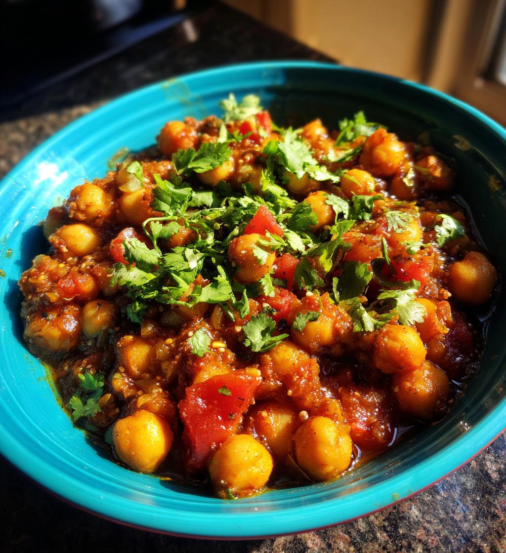 Pakistani Chana Masala Curry - detail 1