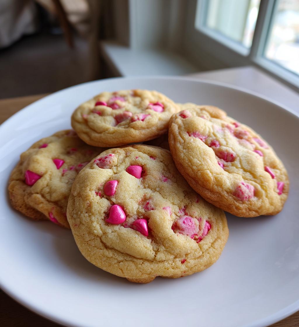 Pink Chocolate Chip Cookies - detail 1