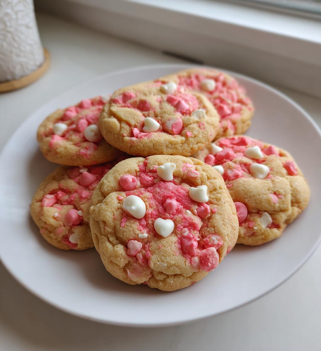 Pink White Chocolate Sugar Cookies - detail 1