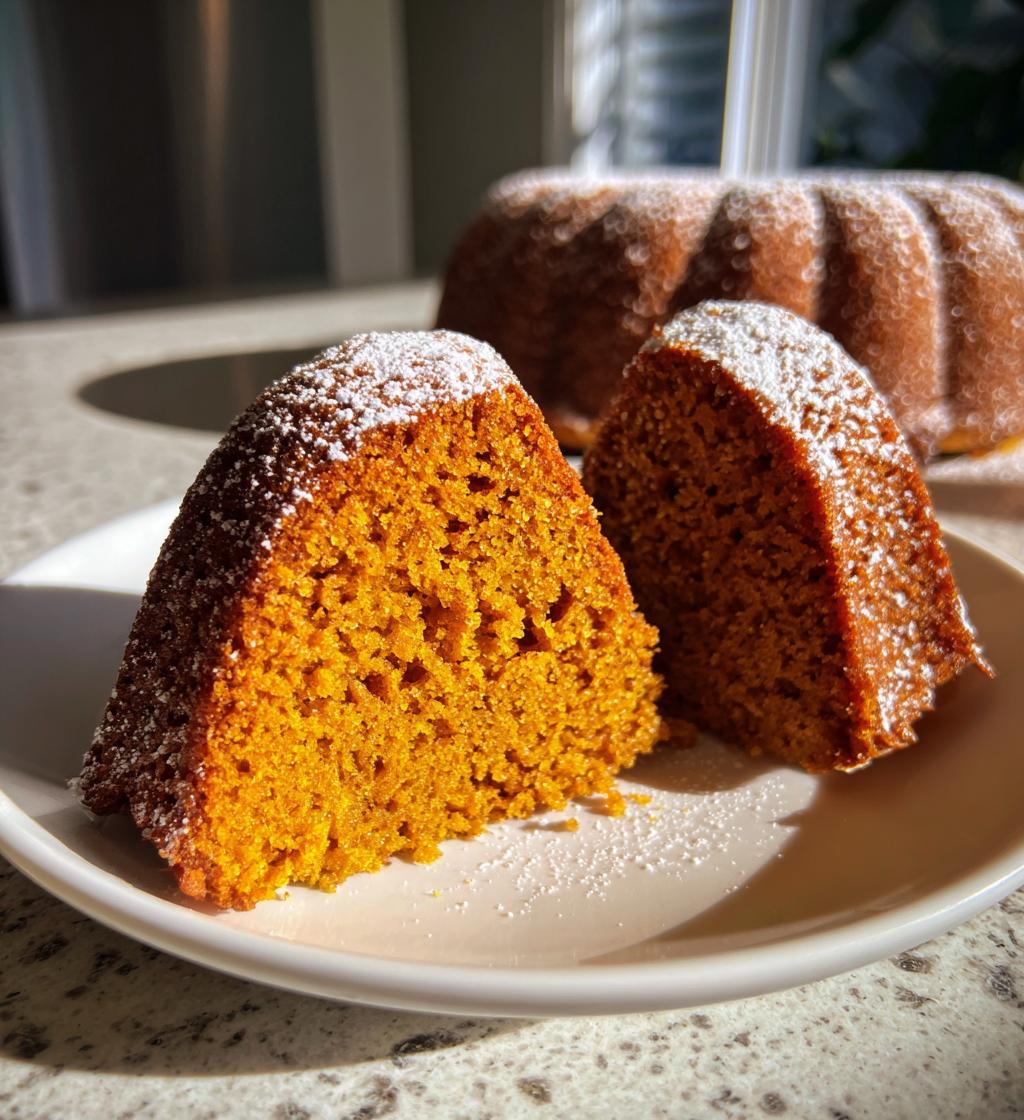 Pumpkin Bundt Cake - detail 1