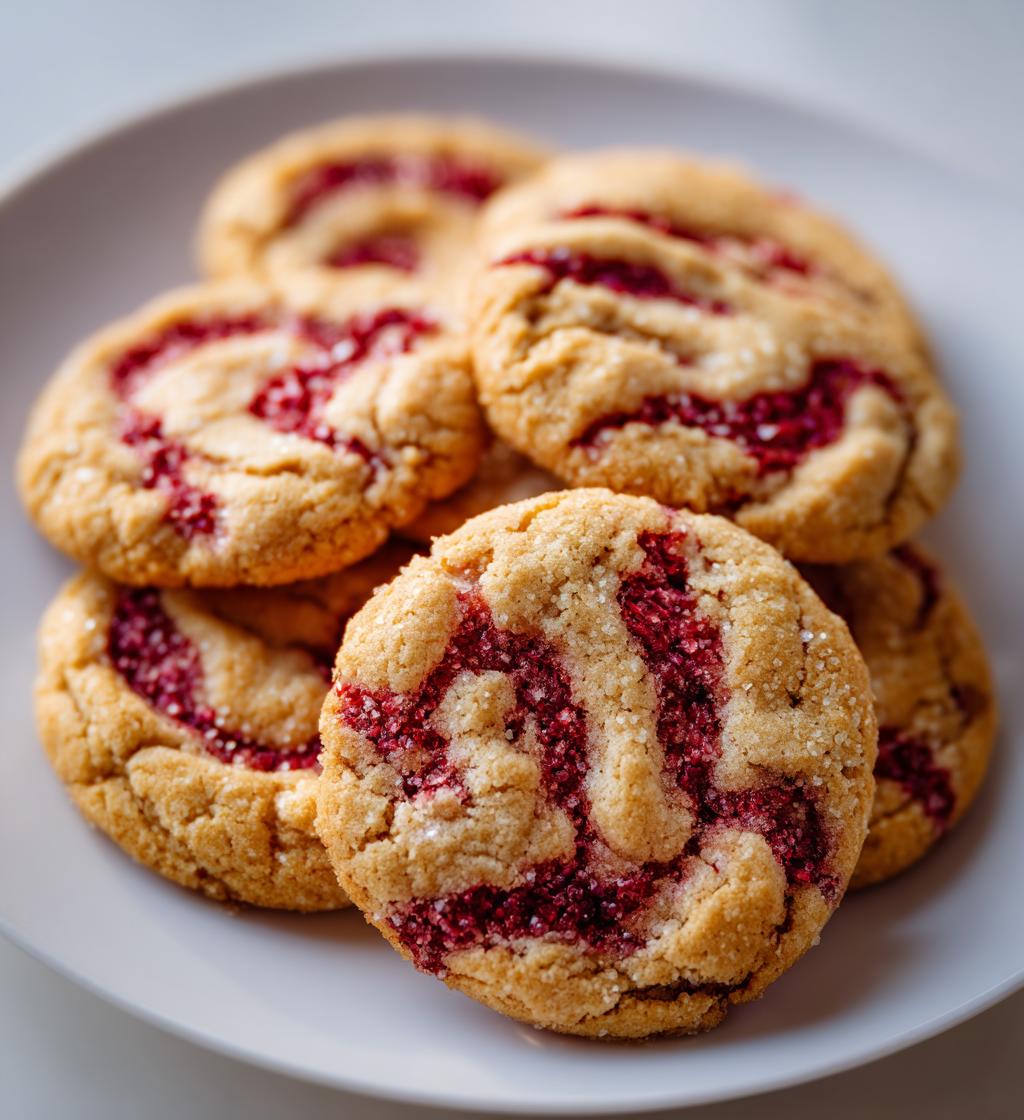 Raspberry Swirl Cookies - detail 1