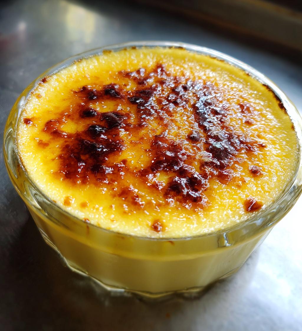 Rice Pudding Brûlée (Torched sugar top) - detail 1