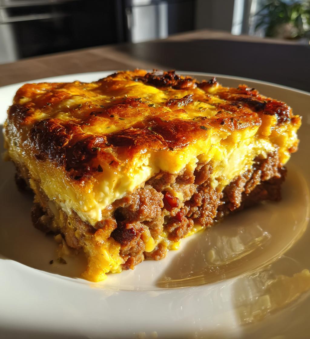 South African Bobotie (Halal-style minced beef with egg custard) - detail 1