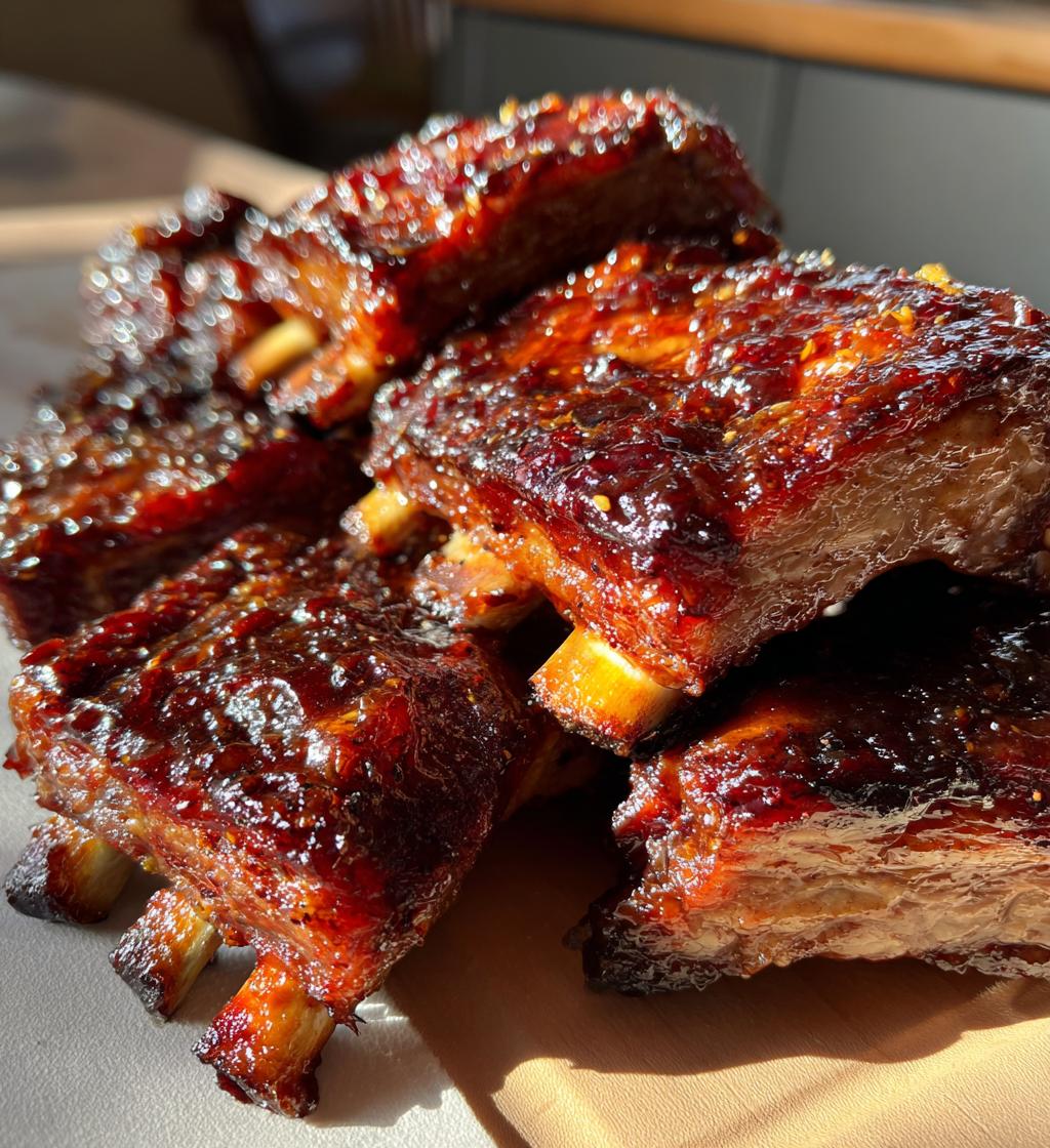 Sticky Tamarind Beef Ribs - detail 1