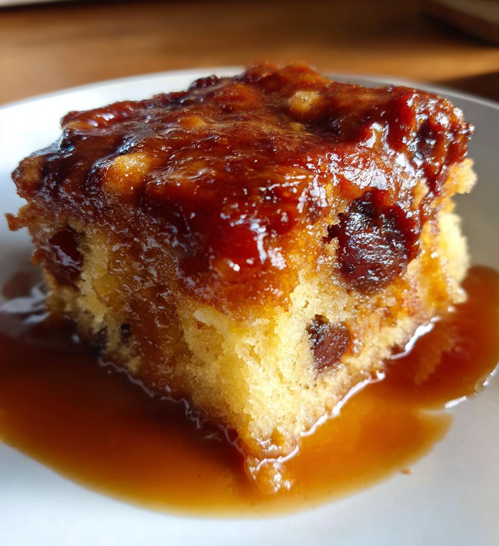 Sticky Toffee Pudding (Using dates and toffee sauce) - detail 1