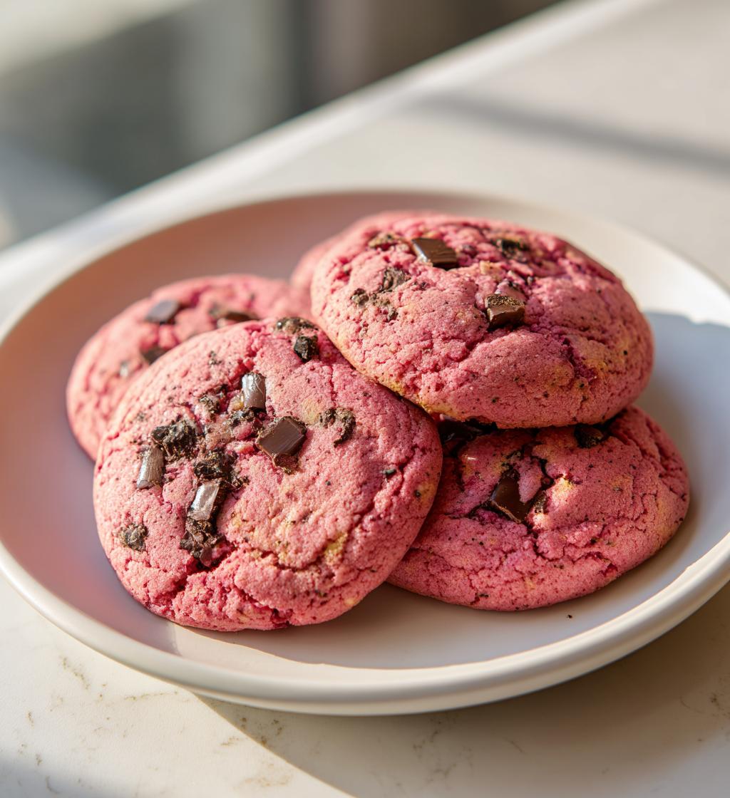 Strawberry Hershey Cookies - detail 1