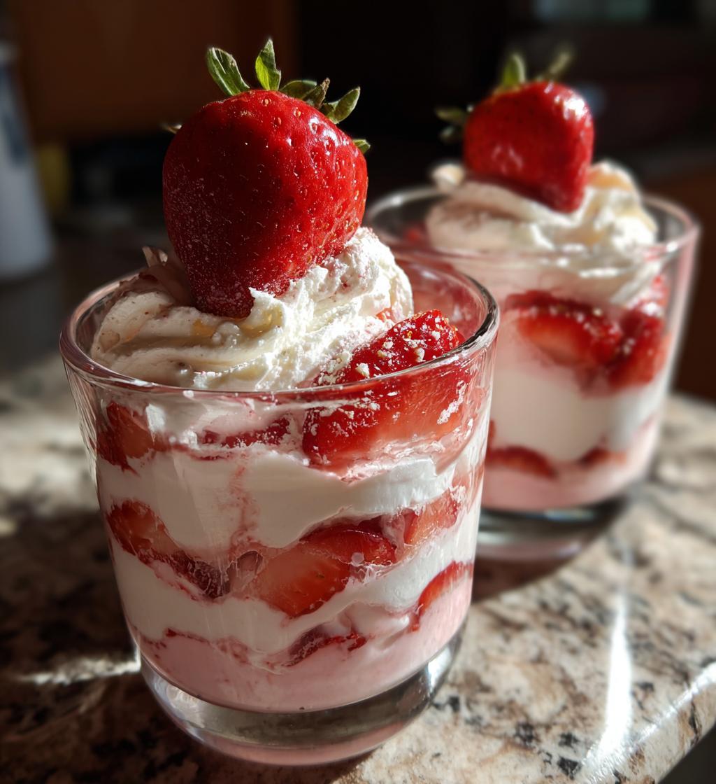 Strawberry Mousse Parfaits - detail 1