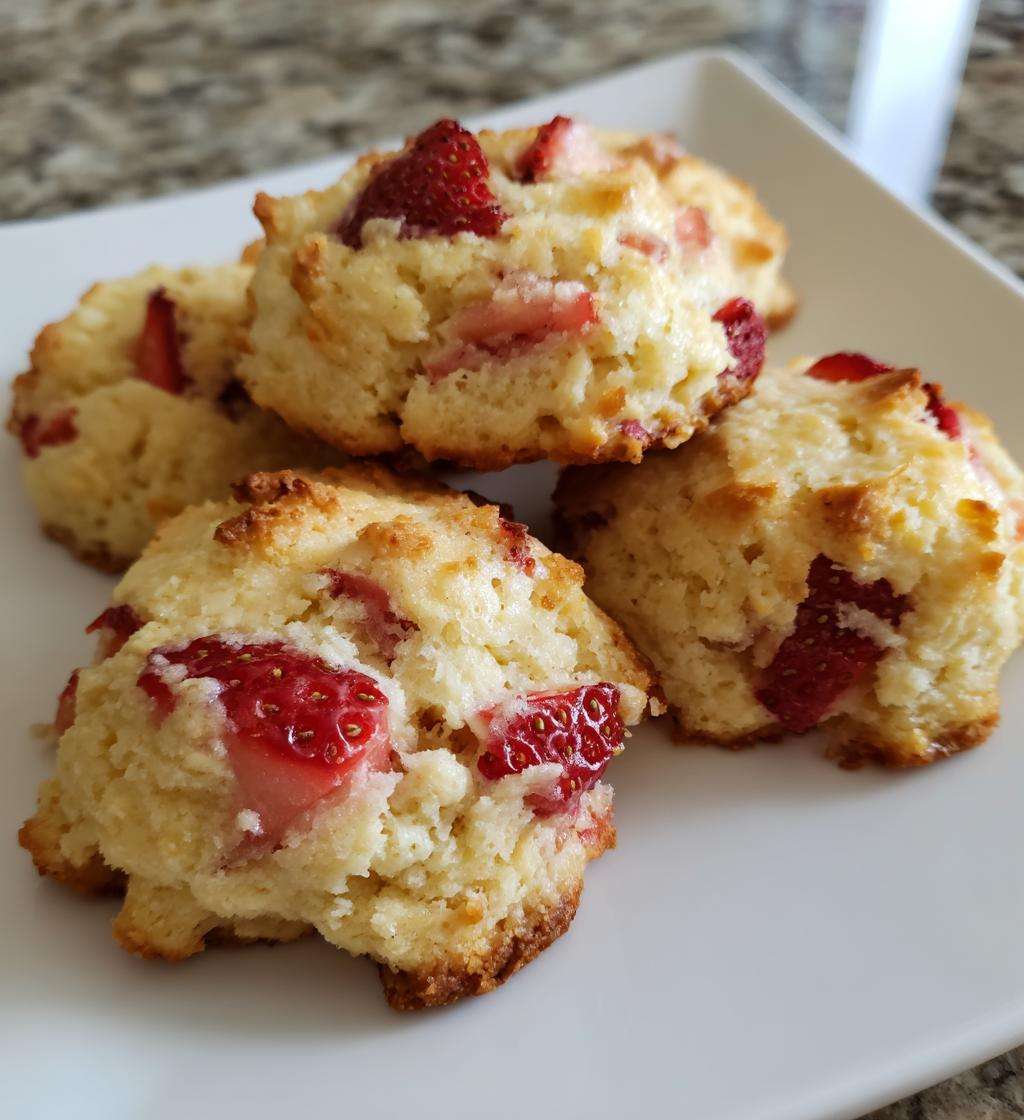 Strawberry Shortbread Cookies - detail 1