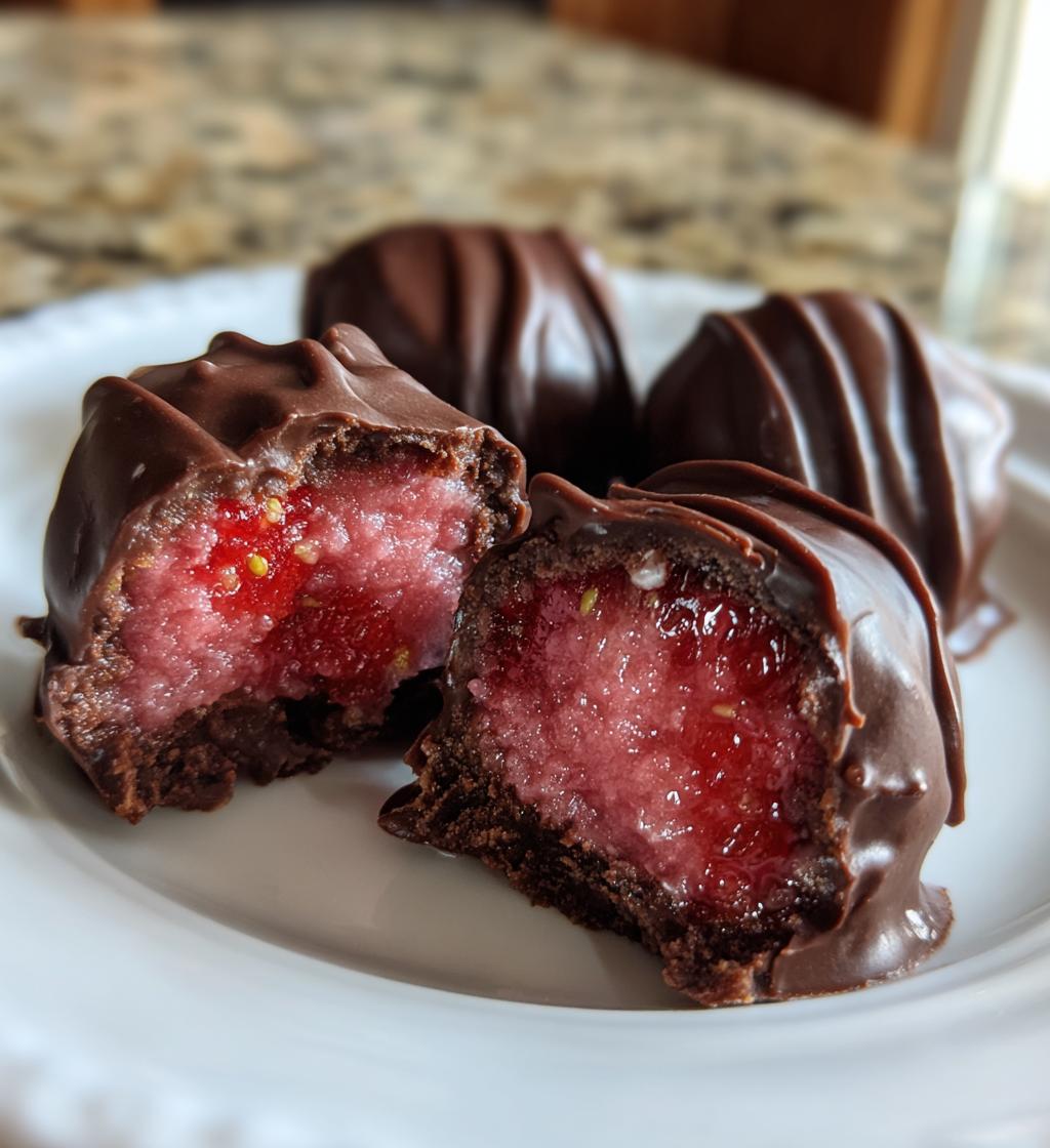 Strawberry Truffles - detail 1