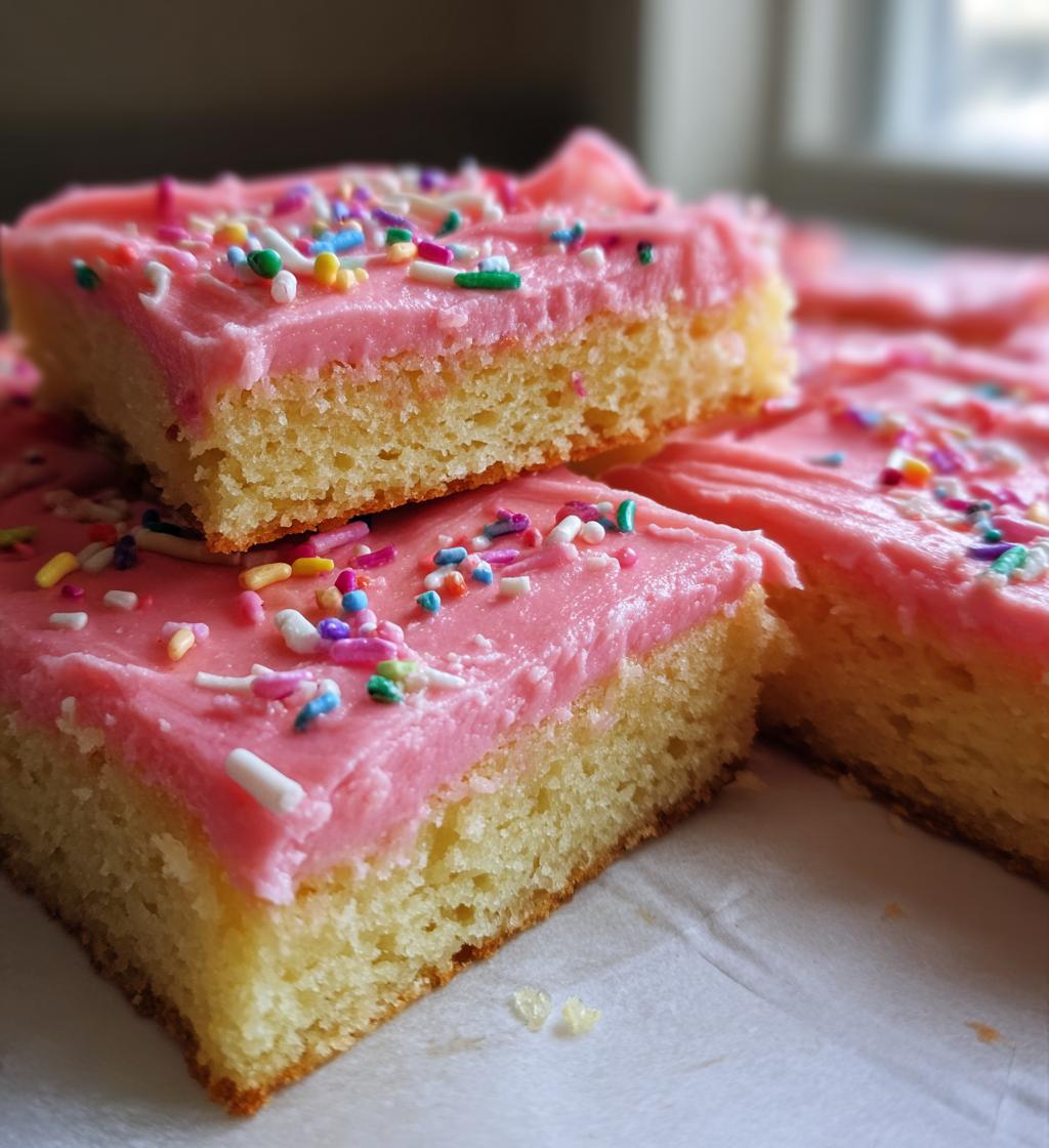 Sugar Cookie Bars (Pinkie Bars) - detail 1