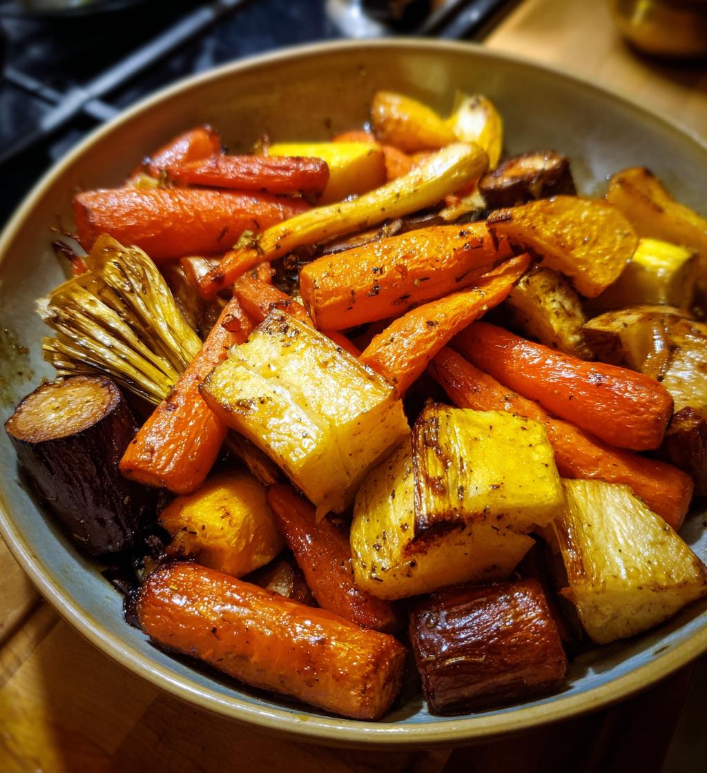 Tallow Roasted Root Vegetables - detail 1