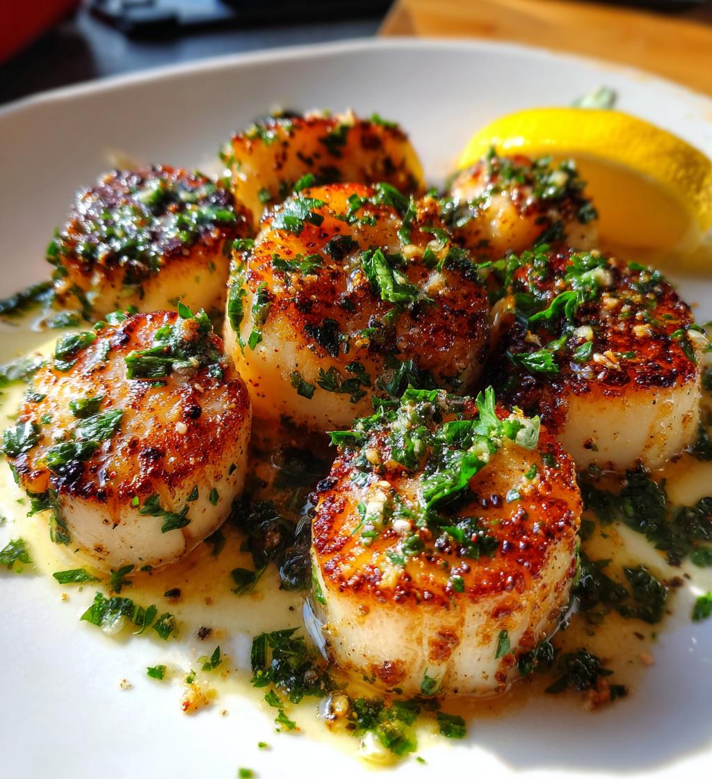Tallow-Seared Scallops - detail 1