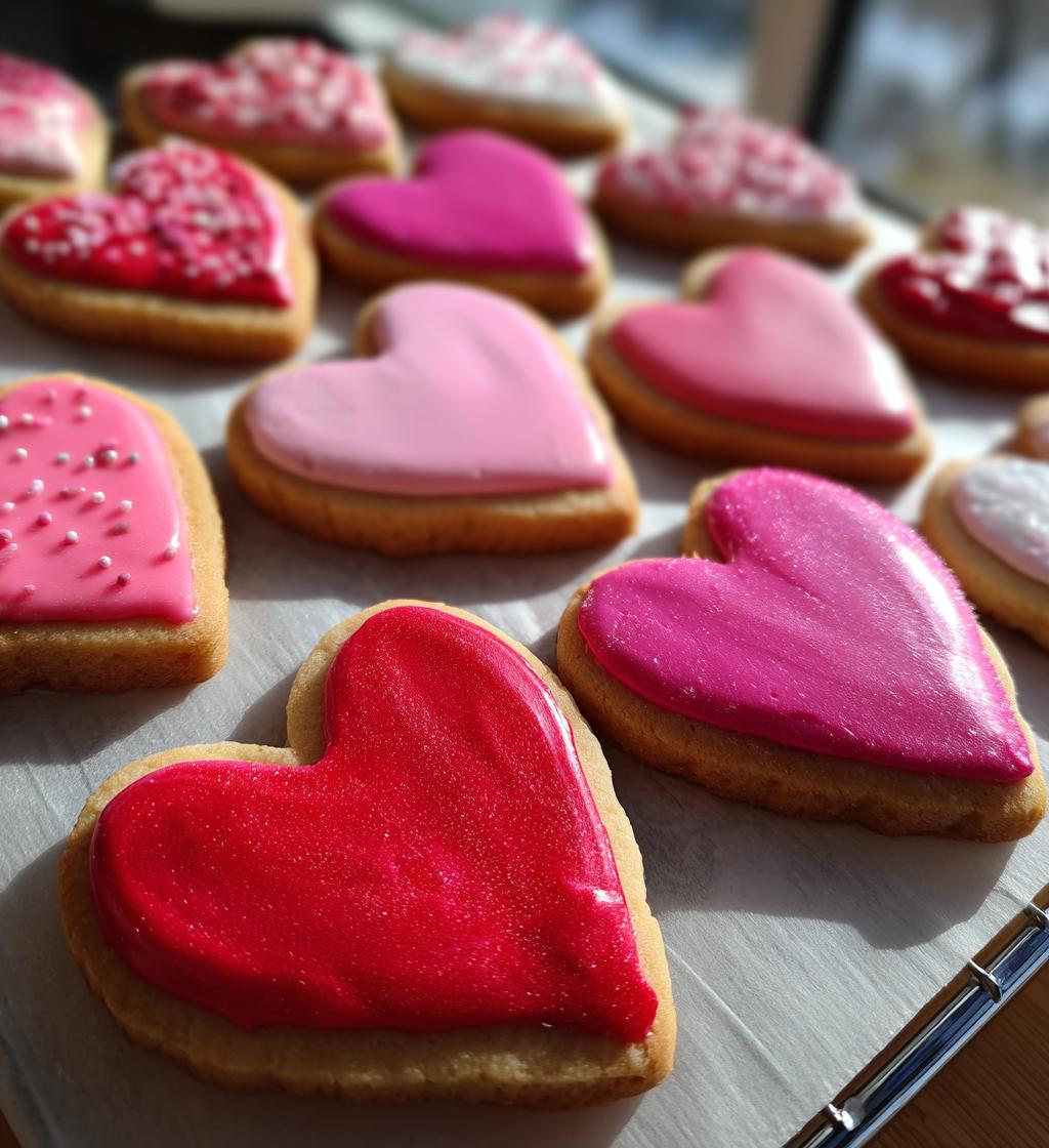 Valentine Heart Cookies - detail 1
