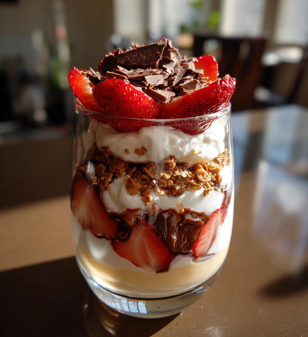 Valentine Pudding Parfait - detail 1