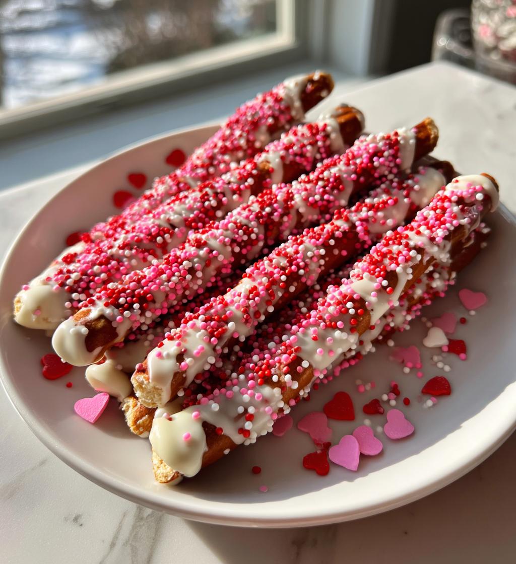Valentines Pretzels - detail 1