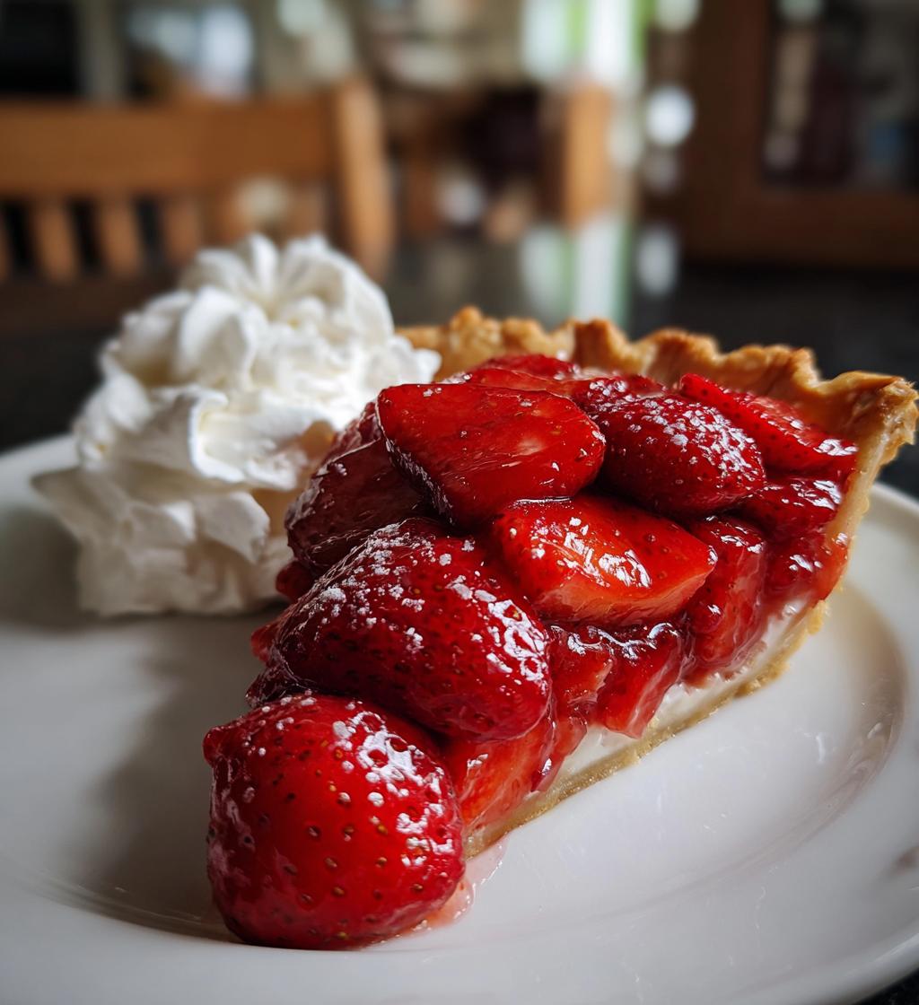 Valentine's Strawberry Pie - detail 1