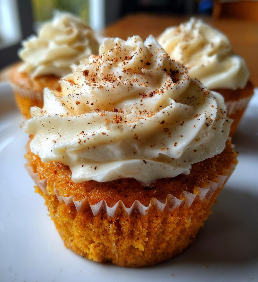 Vanilla Chai Pumpkin Latte Cupcakes - detail 1