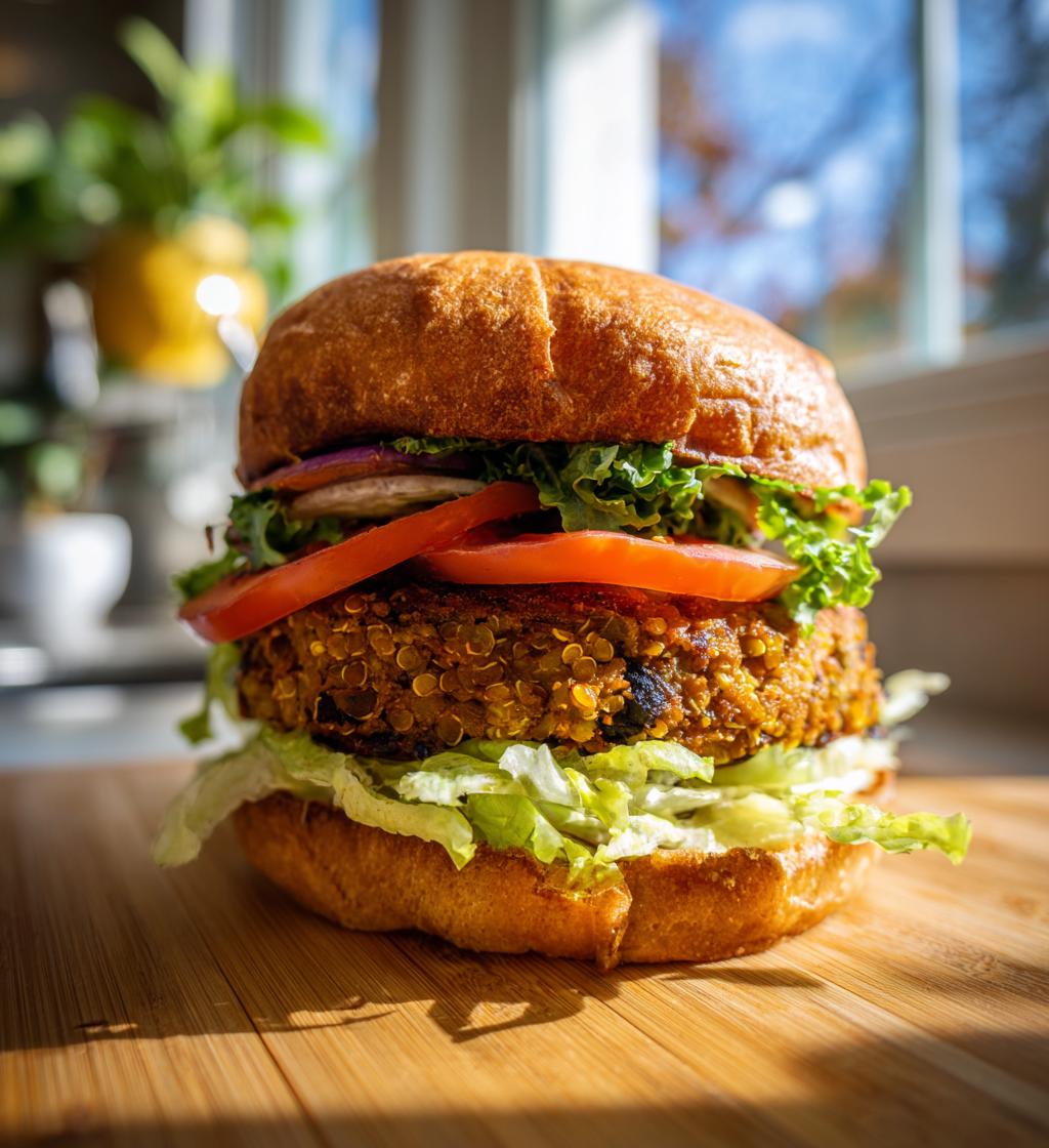 Veggie Smash Burger - detail 1