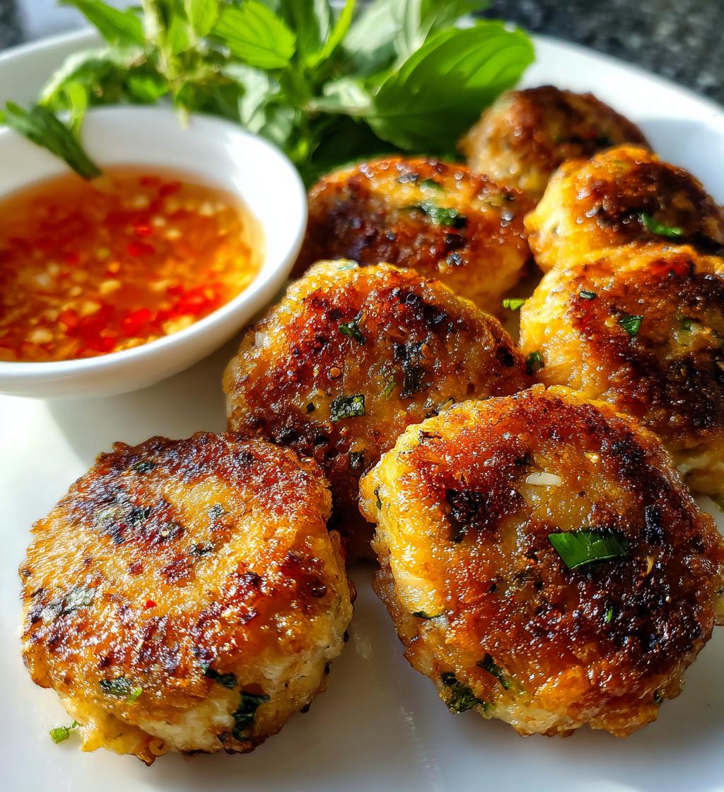 Vietnamese Fish Cakes - detail 1