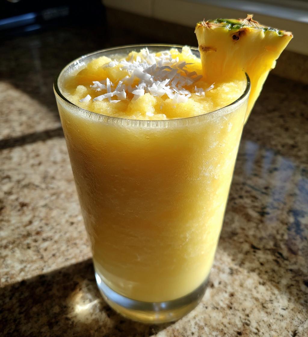 Virgin Piña Colada (Fresh Pineapple & Coconut Cream) - detail 1