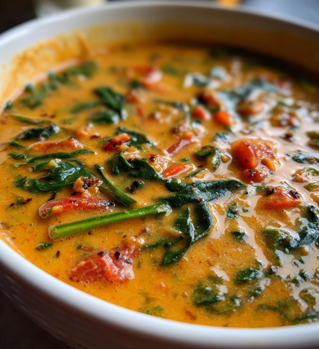 West African Peanut Soup (Mafe) - detail 1