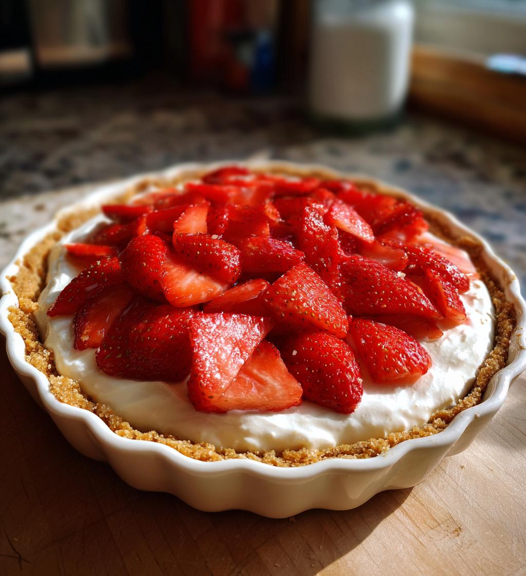 Whipped Strawberry Tart - detail 1