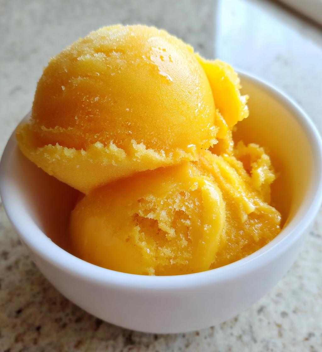 Yuzu Sorbet - detail 1