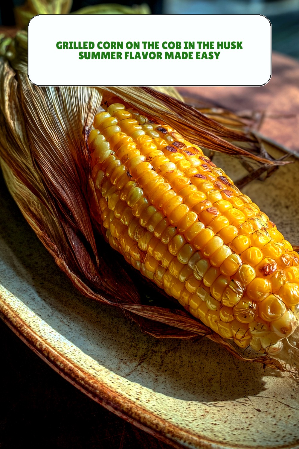 Grilled Corn on the Cob in the Husk: Summer Flavor Made Easy