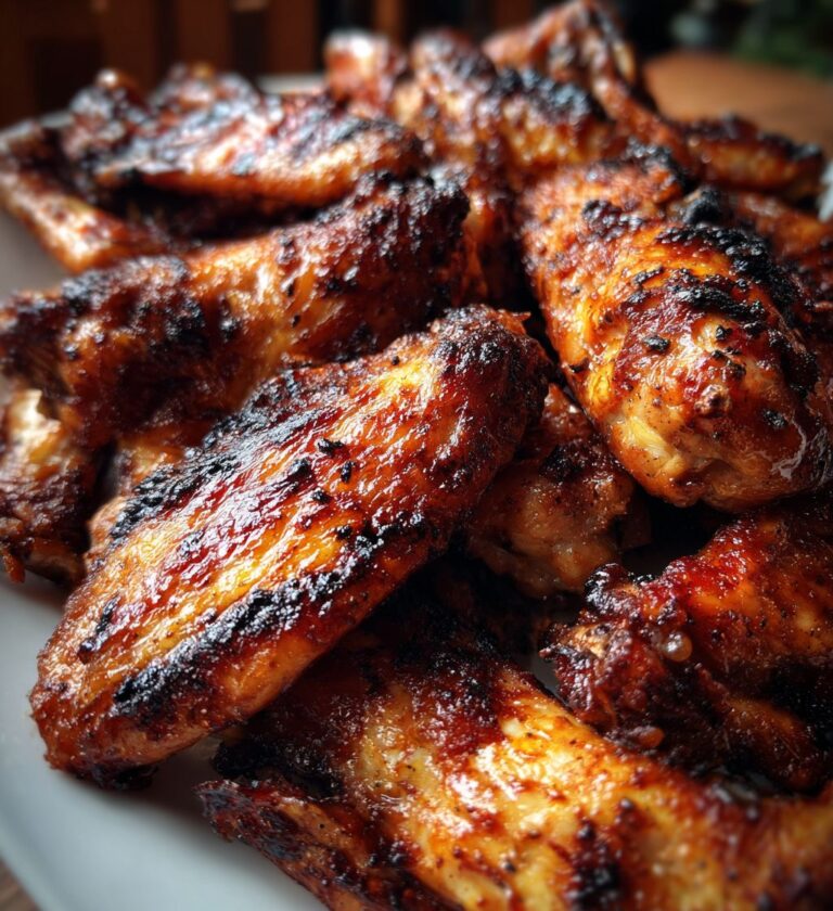 Perfect Grilled Chicken Wings Recipe on Grill