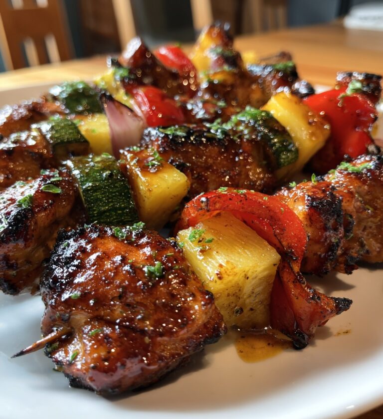 Tropical Bliss: Hawaiian Chicken Kabobs Marinade Recipe