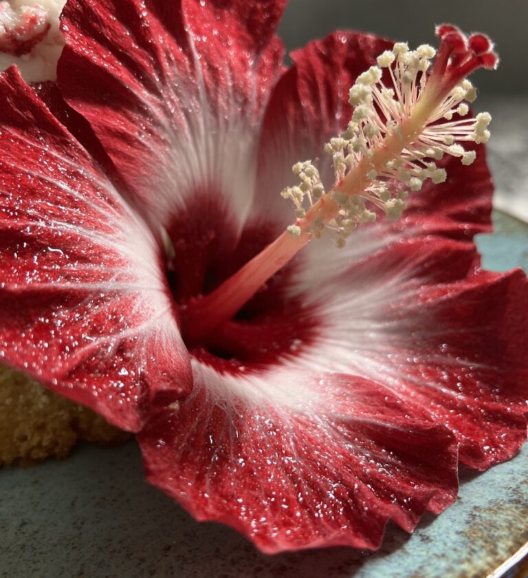 Simple Hibiscus Flower Cake: A Fresh, Floral Delight