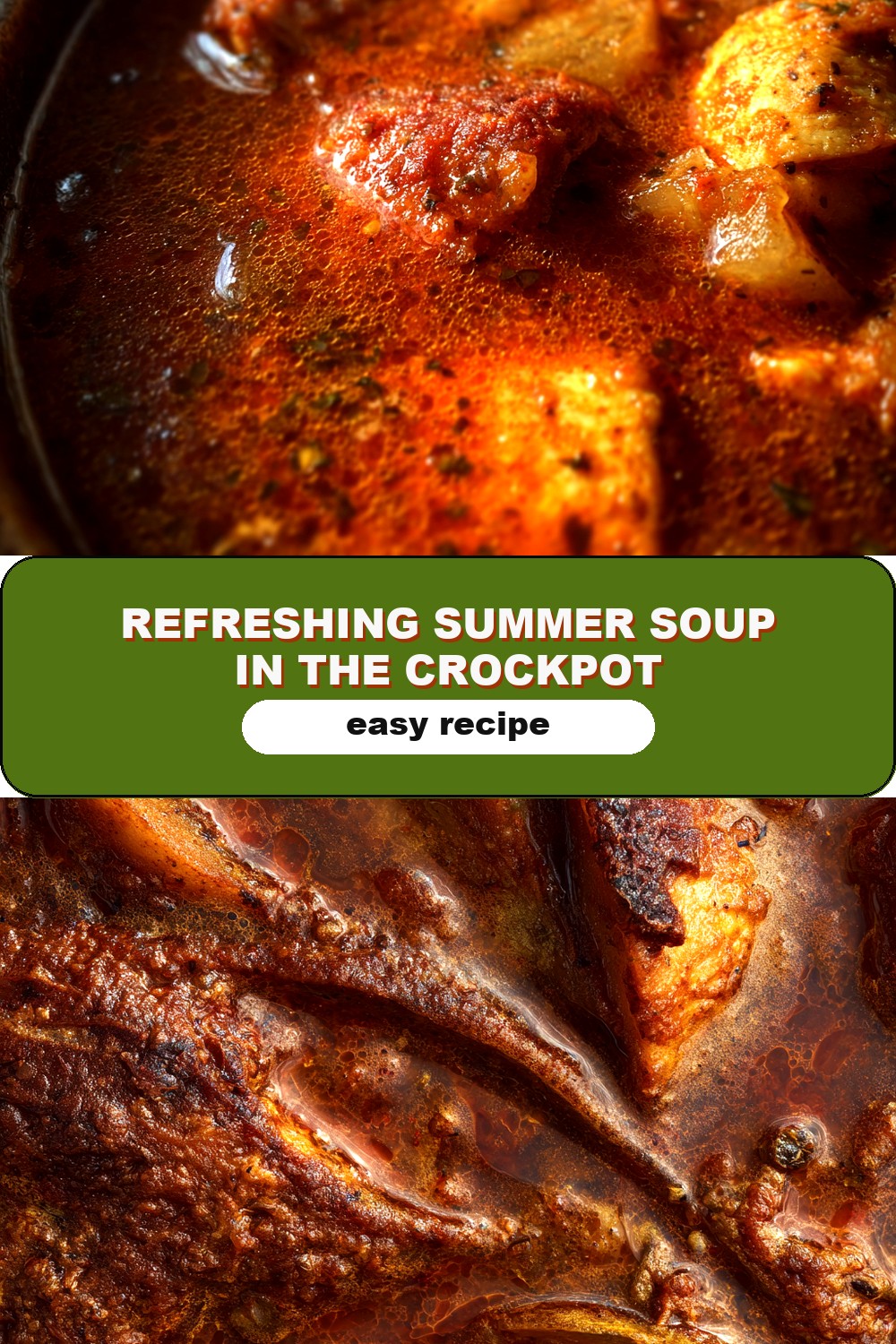 Refreshing Summer Soup in the Crockpot